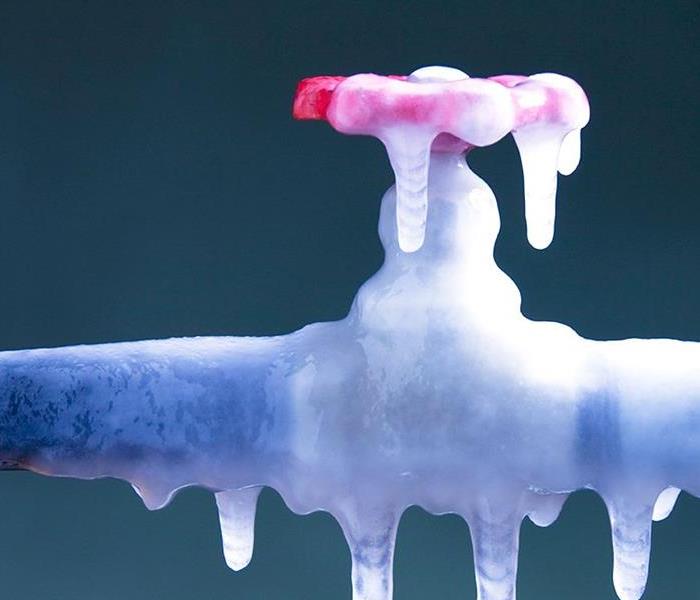 frozen water pipe